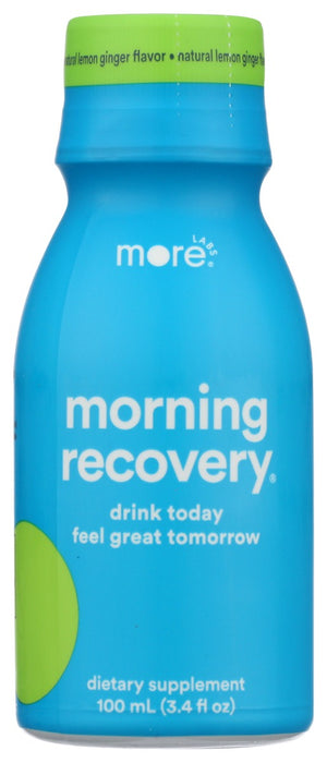 MORE LABS: Shot Morning Recovery Lemon Ginger, 3.4 oz
