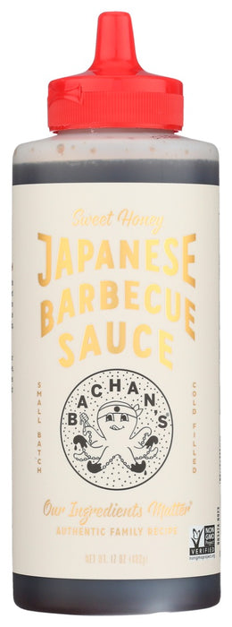BACHANS: Sweet Honey Japanese Barbecue Sauce, 17 oz