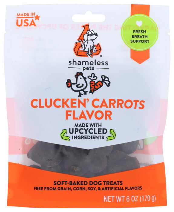 SHAMELESS PETS: Treat Dog Carrot, 6 oz