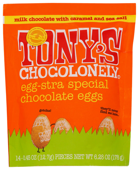 TONYS CHOCOLONELY: Choc Estr Egg Mlk Crml Ss, 6.28 oz
