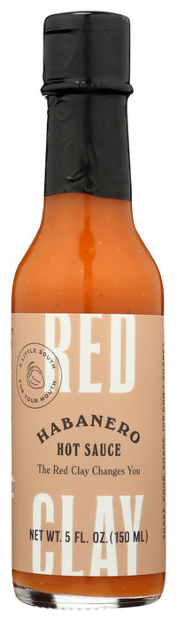 RED CLAY: Habanero Hot Sauce, 5 oz