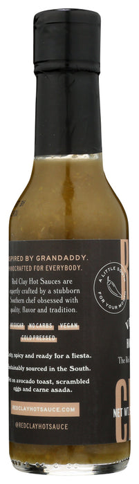 RED CLAY: Verde Hot Sauce, 5 oz