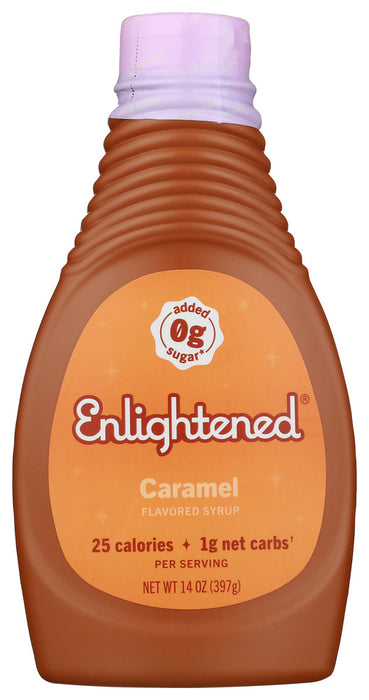 ENLIGHTENED: Sugar Free Caramel Syrup, 14 oz