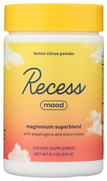 RECESS: Mood Power Lemon Citrus, 6.2 oz