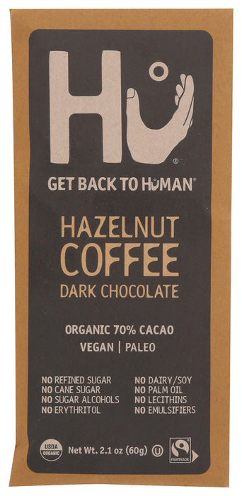 HU: Bar Choc Hazelnut Coffee, 2.1 oz