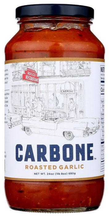 CARBONE: Sauce Roasted Garlic, 24 oz