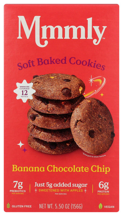 MMMLY: Banana Chocolate Chip Soft Cookie, 5.5 oz