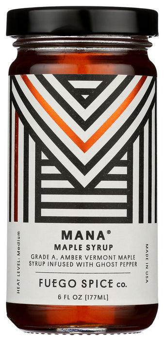 FUEGO SPICE CO: Syrup Maple Mana, 6 oz