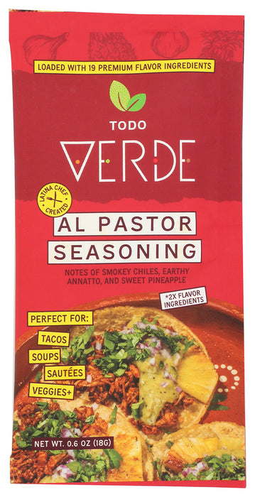TODO VERDE: Al Pastor Seasoning, 0.6 oz