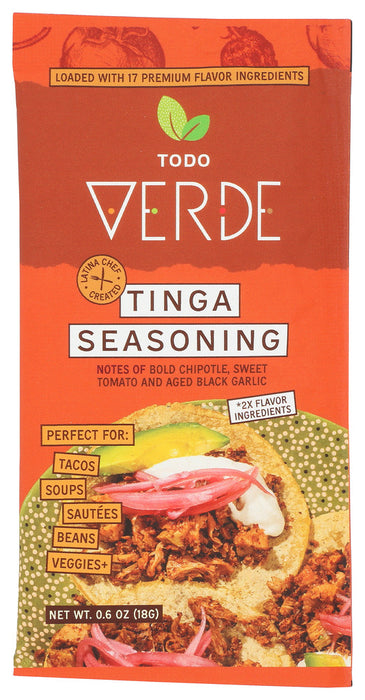 TODO VERDE: Tinga Seasoning, 0.6 oz