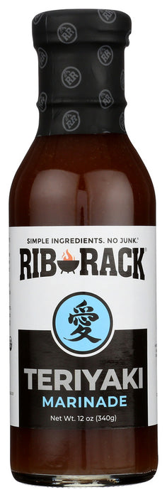 RIB RACK: Marinade Rib Teriyaki, 12 OZ