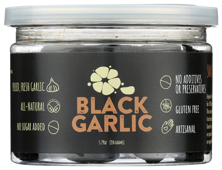 SMALL EARTH FOODS: Sea Salt Black Garlic Cloves, 5.29 oz
