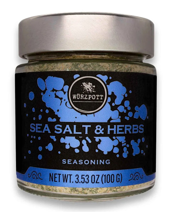 WURZPOTT: Sea Salt and Herbs Seasoning, 3.53 oz