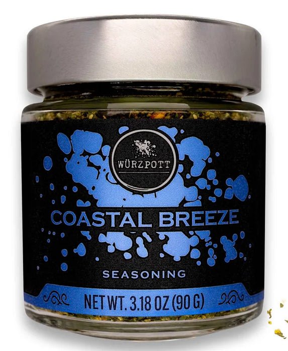 WURZPOTT: Coastal Breeze Seasonings, 3.18 oz