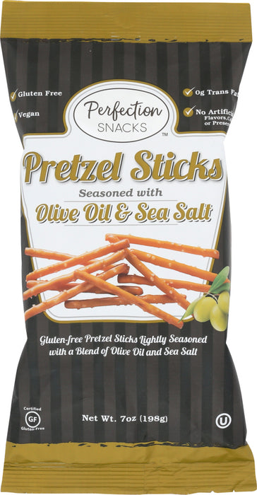 PRETZEL PERFECTION: Olive Oil & Sea Salt Pretzel Sticks, 7 oz