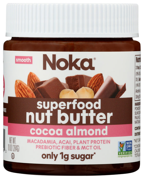 NOKA: Chocolate Almond Nut Butter Jar, 10 oz