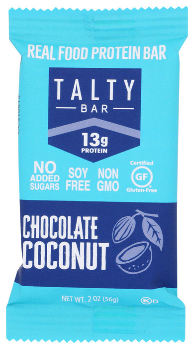 TALTY BAR: Bar Chocolate Coconut, 2 OZ