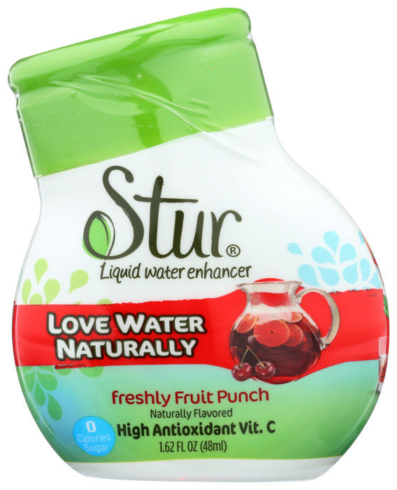 STUR: Liquid Water Enhancer Freshly Fruit Punch, 1.4 oz