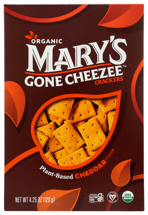 MARYS GONE CRACKERS: Cheddar Cheeze Crackers, 4.25 oz