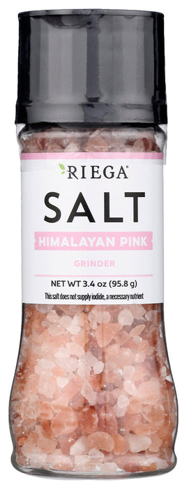 RIEGA: Himalayan Pink Salt Grinder, 3.4 oz
