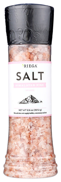 RIEGA: Himalayan Pink Salt Grinder, 12.6 oz