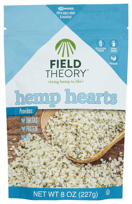 FIELD THEORY: Seeds Hemp Hearts, 8 OZ