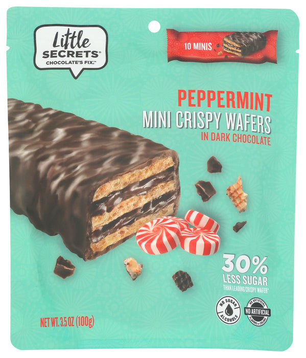 LITTLE SECRETS LLC: Wafer Pprmint Drk Choc, 3.5 oz
