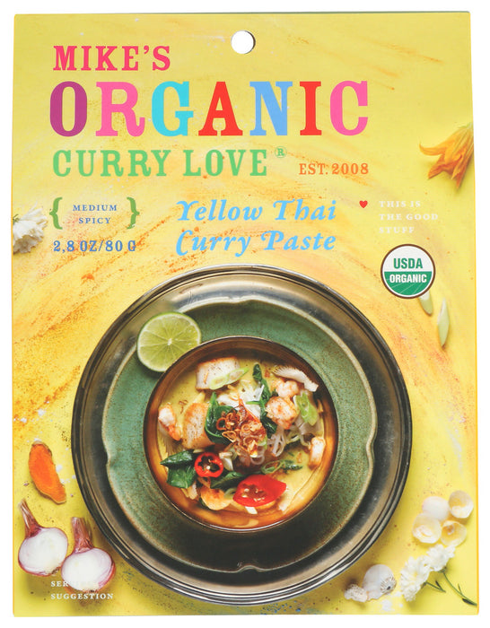 CURRY LOVE: Yellow Thai Curry Paste, 2.8 oz