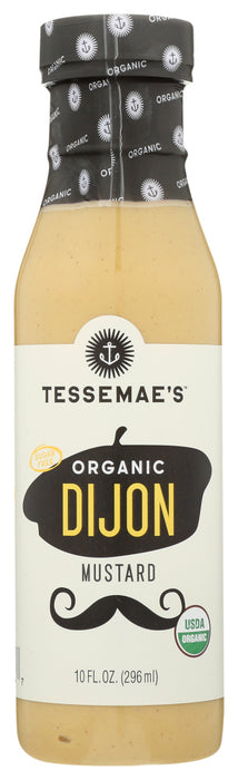 TESSEMAES: Mustard Dijon Org, 10 oz