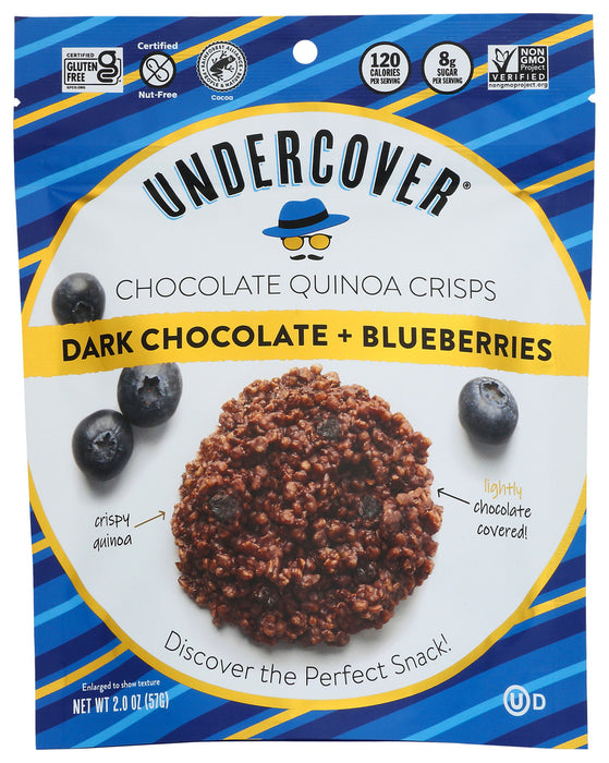 UNDERCOVER QUINOA: Bites Quinoa Drk Chc Blbr, 2 oz