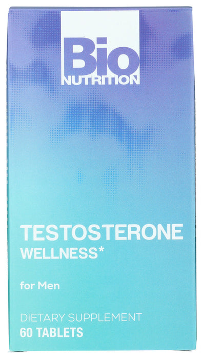 BIO NUTRITION: Testosterone Wellness for Men, 60 tablets
