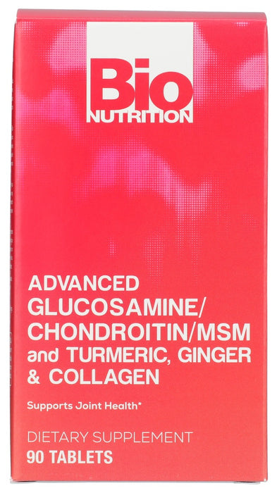 BIO NUTRITION: Advanced Glucosamine Chondroitin MSM, 90 tb