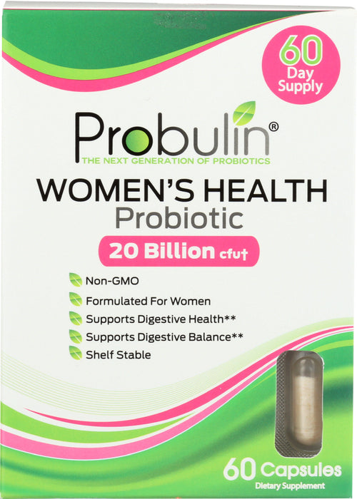 PROBULIN: Womens Health Probiotic, 60 cp