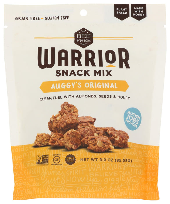 BEEFREE: Warrior Snack Mix Auggy's Original, 3 oz