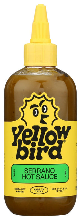 YELLOWBIRD SAUCE: Chili Serrano Sauce, 9.8 oz