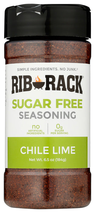 RIB RACK: Sugar Free Chile Lime Seasoning, 6.5 oz