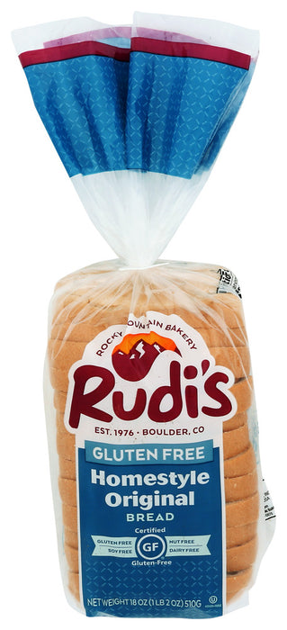 RUDIS: Gluten-Free Bakery Original Sandwich Bread, 18 Oz
