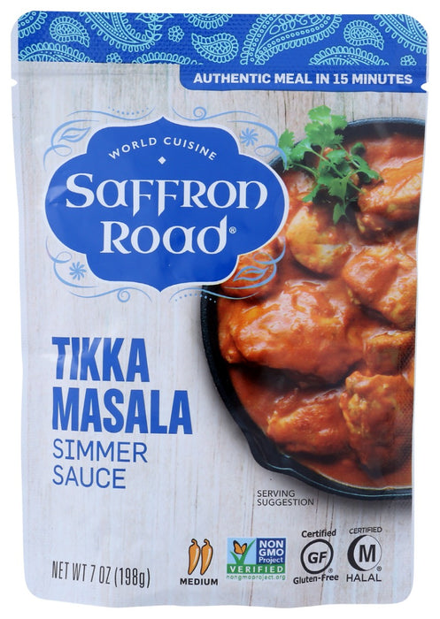 SAFFRON ROAD: Tikka Masala Simmer Sauce, 7 oz