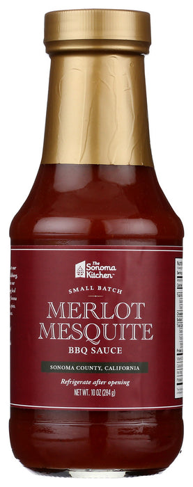 THE SONOMA KITCHEN: Sauce Bbq Mesquite Merlot, 10 OZ