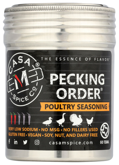 CASA M SPICE: Seasoning Shaker Poultry, 4.5 OZ