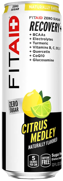 LIFEAID BEVERAGE: Fit Aid Zero Sports Recovery Citrus Medly, 12 fo