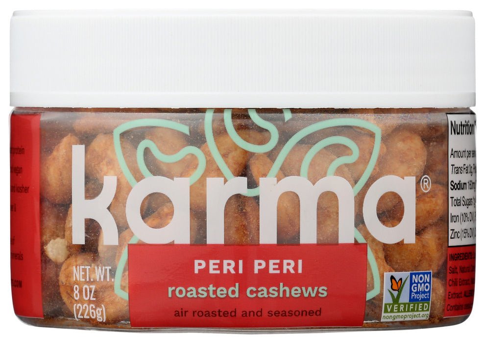 KARMA: Cashews Peri Peri Roasted, 8 oz