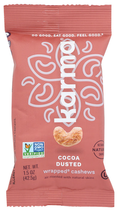 KARMA: Cocoa Dusted Wrapped Cashews, 1.5 oz