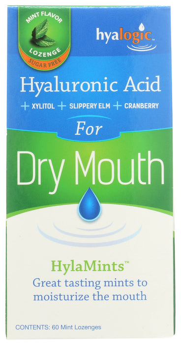 HYALOGIC: Hylamint Dry Mouth Lozeng, 60 EA
