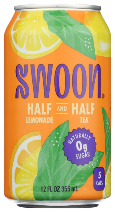 SWOON: Lemonade Half Tea Zero Sg, 12 fo