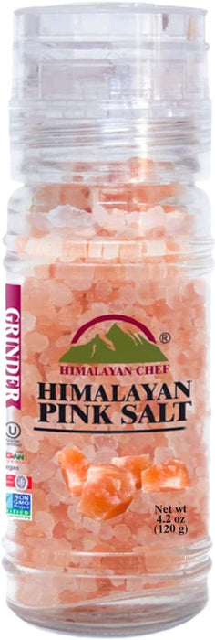 HIMALAYAN CHEF: Grinder Salt Himalayan Pink Refill, 3.53 oz