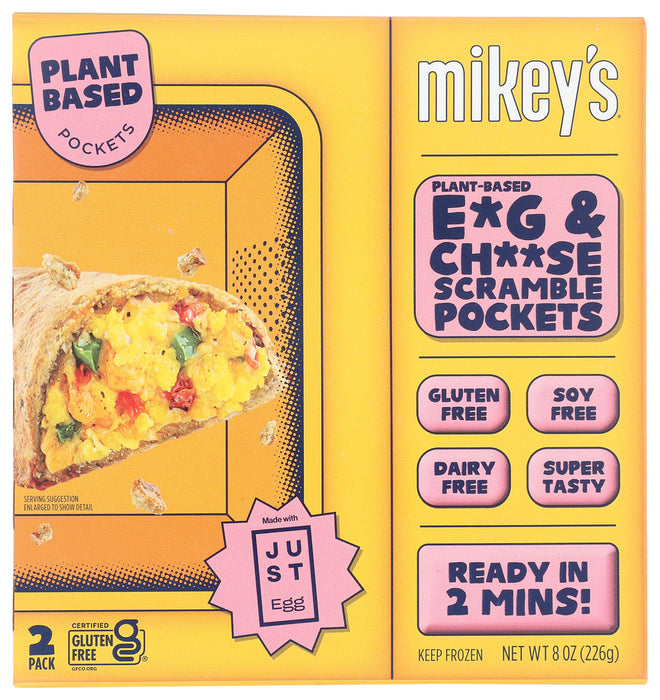MIKEYS: Plant Based Pockets Breakfast Scramble, 8 oz