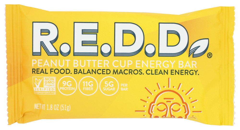 REDD BAR: Bar Energy Peanut Butter, 2 oz