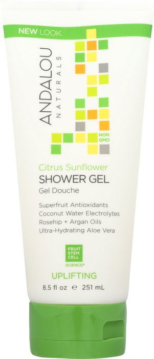 ANDALOU NATURALS: Citrus Sunflower Shower Gel, 8.5 oz