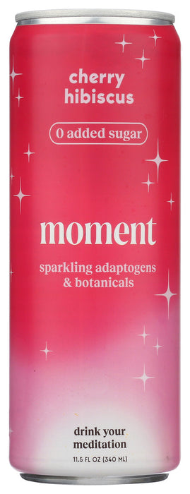 MOMENT: Cherry Hibiscus Chlorophyll Botanical Water, 11.5 fo